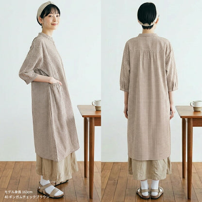 着たままお出かけ♪洋服のようなおしゃれ割烹着