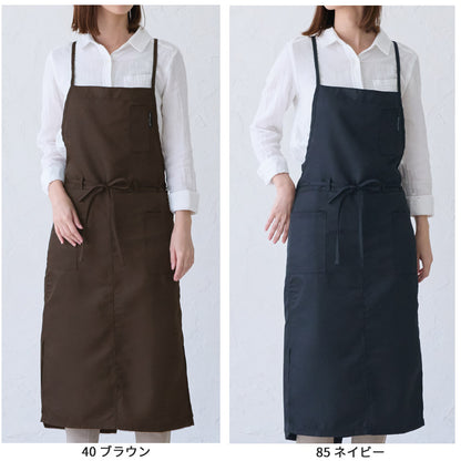 撥水ロング丈ラップエプロンワンピースエプロンワンピースはっ水かわいいおしゃれ保育士黒エプロンカフェエプロンロングギャルソン無地ギフトサロンレディース