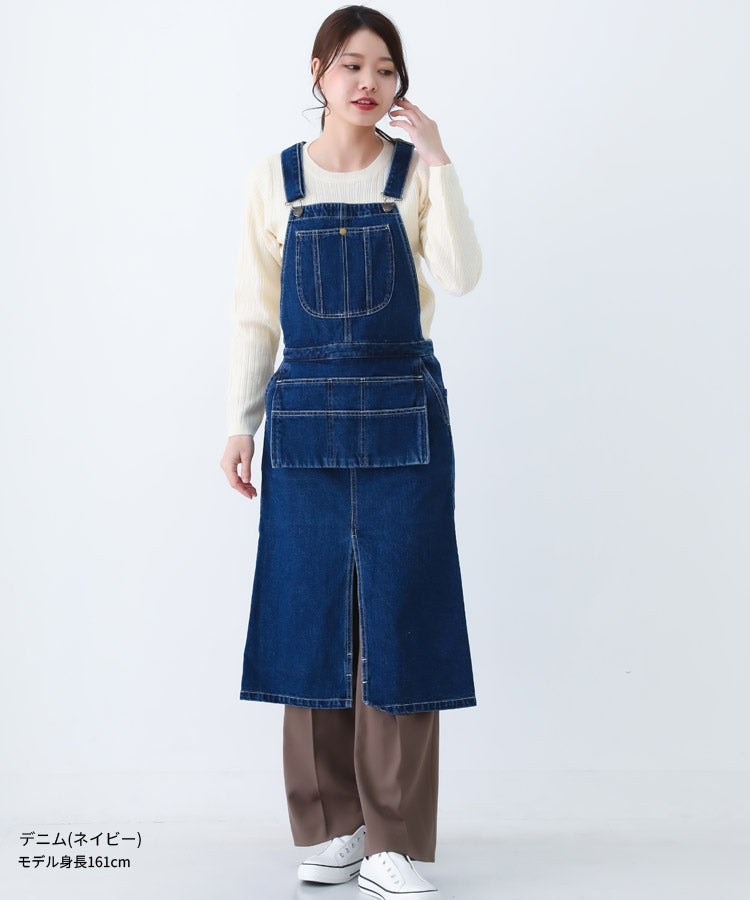 M/Lサイズ,丈夫なデニムエプロン,エプロン,デニム,ワークエプロン,厚手,おしゃれ,ゆったり