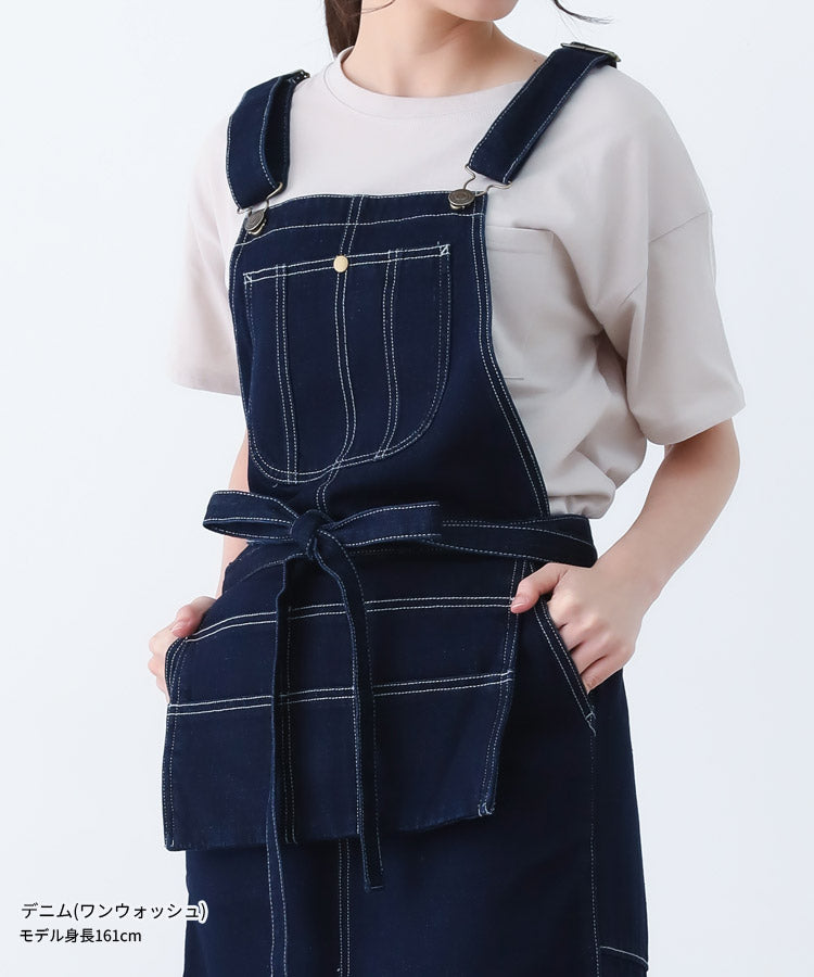 M/Lサイズ,丈夫なデニムエプロン,エプロン,デニム,ワークエプロン,厚手,おしゃれ,ゆったり