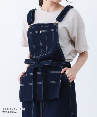 M/Lサイズ,丈夫なデニムエプロン,エプロン,デニム,ワークエプロン,厚手,おしゃれ,ゆったり