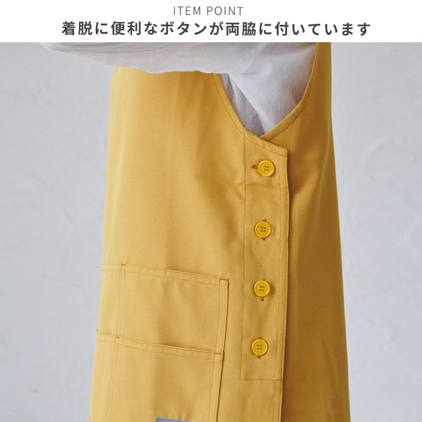 日本製撥水加工エプロン
