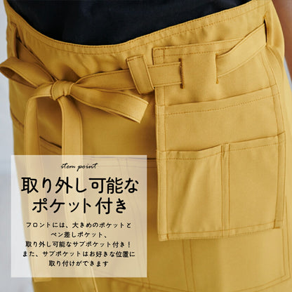 日本製撥水加工エプロン