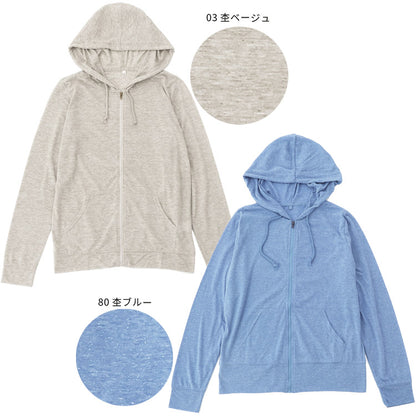 コーデにプラスするだけで一気にトレンド力アップ,紫外線カット,UVカット,日焼け対策,ジップアップ,UVウエア,無地,薄手,カットソー,大きいサイズ,フード付,パーカー