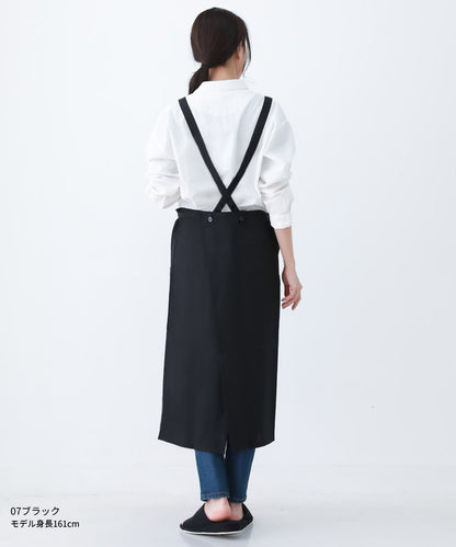 撥水、ロング丈、エプロン、無地、ロング、無地、カフェ、ユニフォーム、母の日、プレゼント、仕事用、おしゃれ、ギフト、サロンエプロン