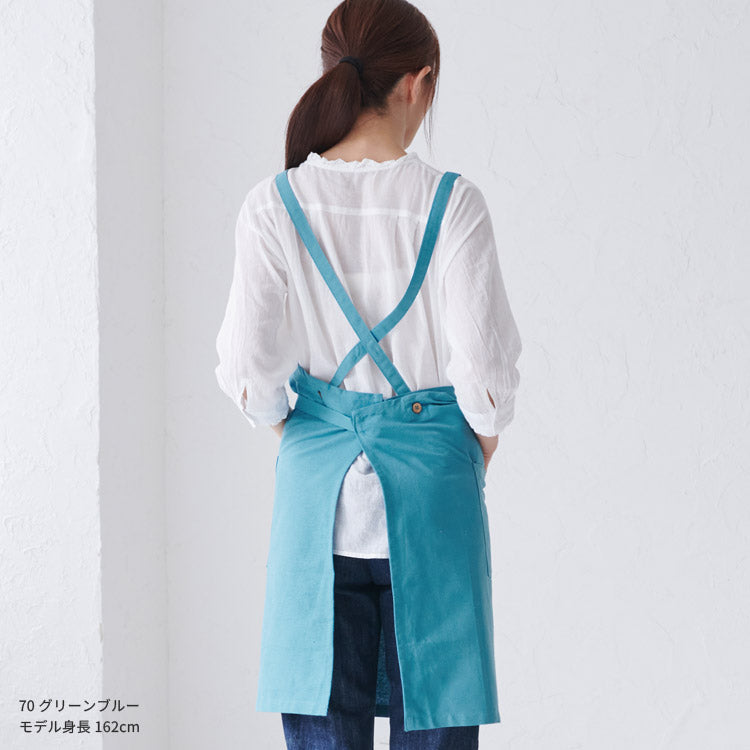 ハンバーガー柄クロスエプロン