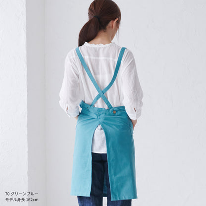 ハンバーガー柄クロスエプロン