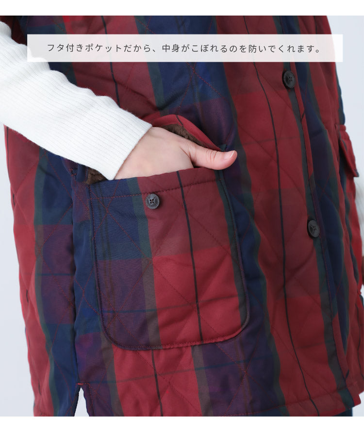 厚手、裏ボア、エプロン、おしゃれ、裏起毛、割烹着、ゆったり、お尻が隠れる、ボア、シンプル、エプロン、保育士、ロング、無地、保育士かわいい、あたたか