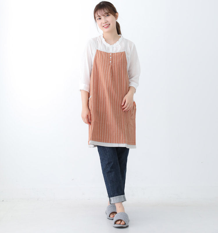 レモン柄、ワンピース、エプロン、チュニック、レモン、ミドル丈、かわいい、可愛い、料理、ギフト、プレゼント、保育士、エプロン、ゆったり、大きいサイズ、大きい、母の日