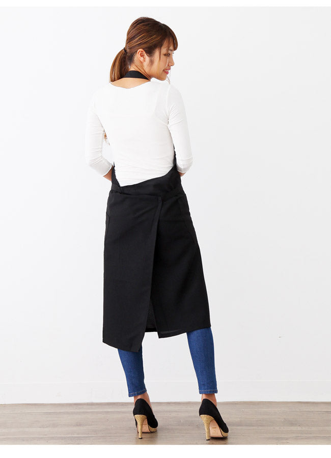 フッ素樹脂加工,ロング丈首掛けエプロン,ロング,ロング丈,無地,かわいい,前掛け,可愛い,料理,ギフト,プレゼント,カフェエプロン,エプロン,サロン,エプロン,カフェ,ショート