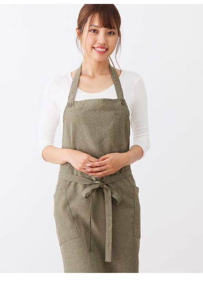 フッ素樹脂加工,ロング丈首掛けエプロン,ロング,ロング丈,無地,かわいい,前掛け,可愛い,料理,ギフト,プレゼント,カフェエプロン,エプロン,サロン,エプロン,カフェ,ショート
