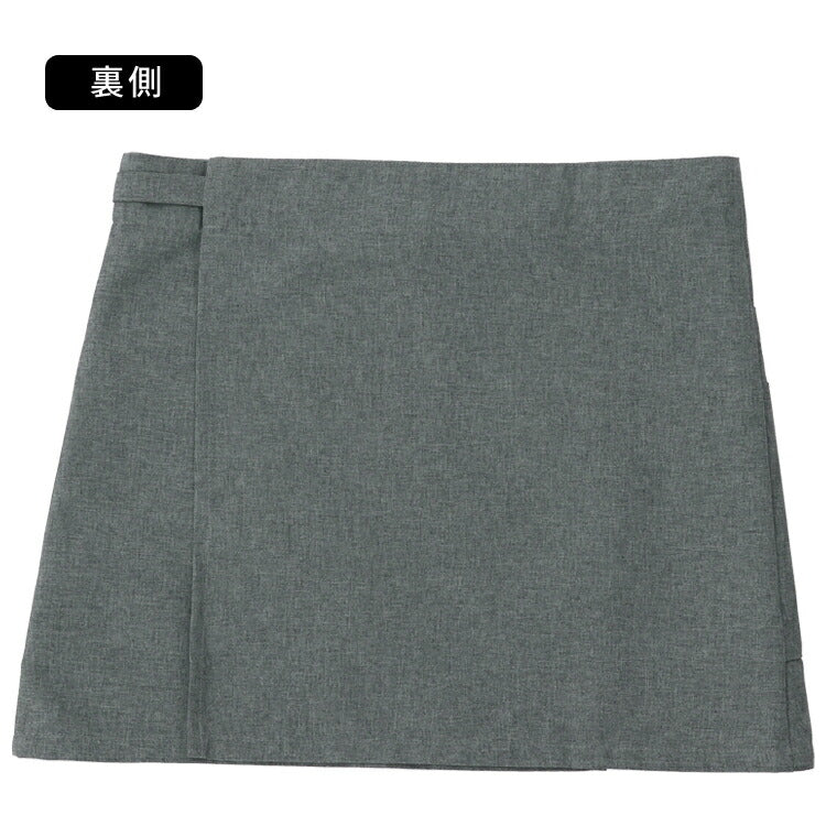 撥水加工腰巻きショート丈エプロン