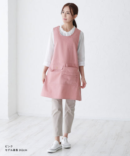 お尻が隠れる撥水加工エプロン大きいサイズベスト型