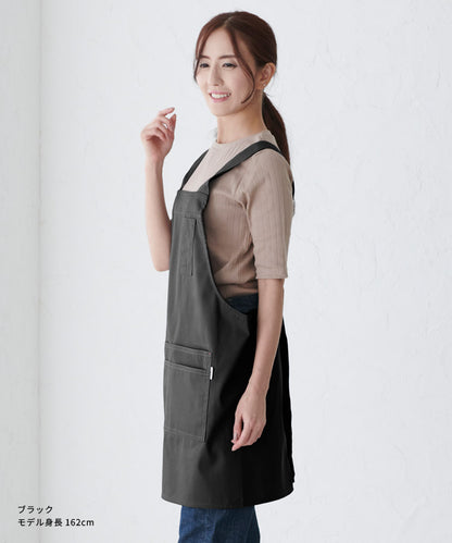 お尻が隠れる撥水加工H型エプロン大きいサイズ