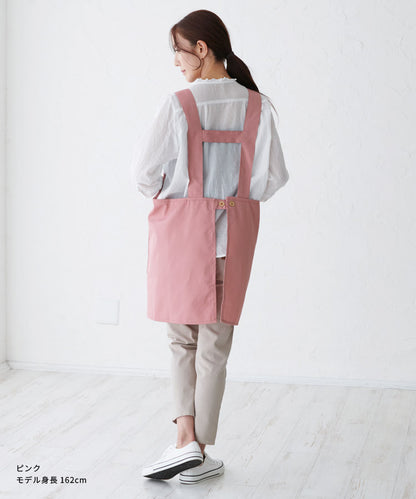お尻が隠れる撥水加工H型エプロン大きいサイズ