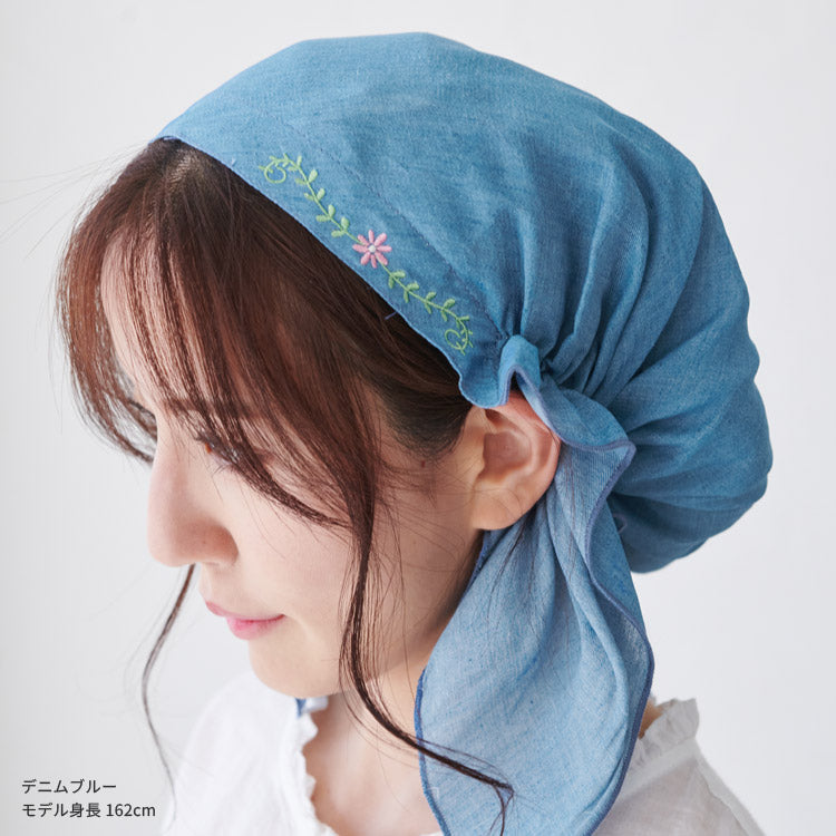 すずらん柄エプロンクロス