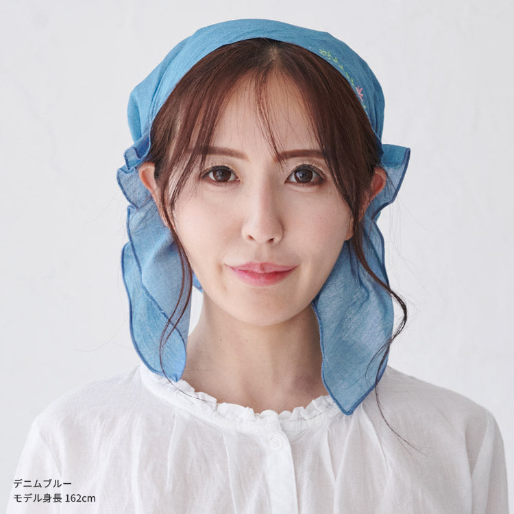 すずらん柄エプロンクロス