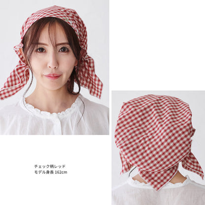 すずらん柄エプロンクロス