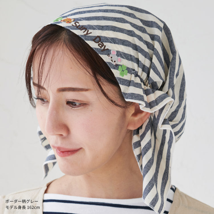 すずらん柄エプロンクロス