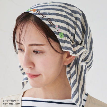 すずらん柄エプロンクロス