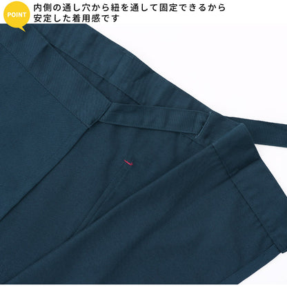 撥水加工腰巻きエプロン