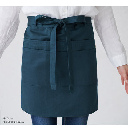撥水加工腰巻きエプロン