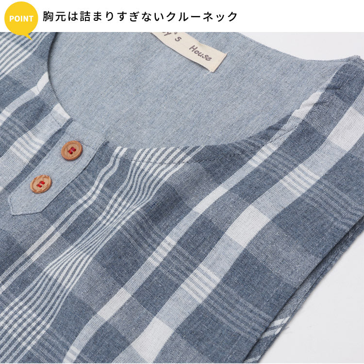 M〜3Lサイズネコ柄エプロンワンピースエプロン